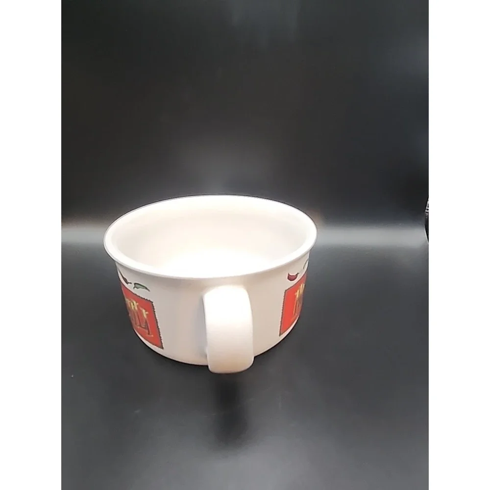 Vintage Tabasco Chili Ceramic Bowls Set Of 2 With‎ Double Handles